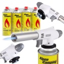 ГАЗОВАЯ ГОРЕЛКА LUTLAMP, самовоспламенение + 4 картриджа