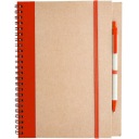 БЛОКНОТ СПИРАЛЬ блокнот А5 с шариковой ручкой, ГЛАДКИЙ