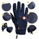 Rukavice hmatové zateplené rukavice so zipsom Kód výrobcu Rękawiczki rowerowe ciepłe R0020