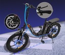 Elektrický bicykel FAFREES 250W120km 20&quot;Hrubé pneumatiky Počet prevodových stupňov 7