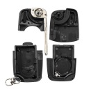 10X POUR AUDI A2 A3 A4 A6 STARE MODÈLES CR1620/CR1616 2 BOUTON FLIP PLIABLEphoto 4