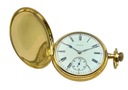 ZŁOTY ELGIN 14K -kieszonkowy zegarek- STAN IDEALNY Datowanie obiekt vintage (1945-2000)