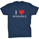 I Love Bydgoszcz Tričko S Potlačou Srdce Poland Značka Gildan