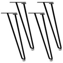 4 x ЧЕРНАЯ МЕБЕЛЬНАЯ НОЖКА НОЖКА СТОЛА НОЖКА СТОЛА НОЖКА СТОЛА Косая H40CM