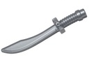 LEGO SILVER Sword 25111 Плоский серебряный меч 6172879 Замок 1 шт.