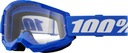ОЧКИ CROSS ATV 100% STRATA 2, СИНИЕ ПРОЗРАЧНЫЕ