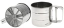Przesiewacz do mąki cukru kubek sitko stalowy