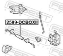 2599-DCBOXOVÝ ODDEĽOVACÍ ŤAH DVERÍ FEBEST Katalógové číslo dielu 2599-DCBOXII