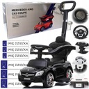 jeździk MERCEDES skóra GUMOWE KOŁA TABLICE skręt