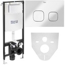 ВСТРОЕННЫЙ УНИТАЗ ROCA ACTIVE ONE SLIM 8 СМ, КНОПКА SET ХРОМ. БЛЕСК