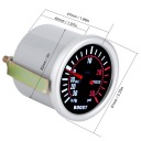 ІНДИКАТОР ТУРБО BOOST 2-CALOWY 12 V -30-30PSI ІНДИКАТОР АВТО CAR ТУРБО RW  фото 6