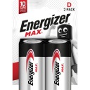 2x батарейки ENERGIZER Max LR20 D R20 E95 1,5 В