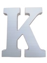 Деревянная буква 18см - К