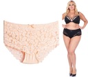 MAJTKI WYSOKIE koronkowe WYSZCZUPLAJĄCE plus size