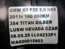 BMW X3 F25 PROTECTION COURROIE ARRIÈRE KRAWEDZI LADUNKOWEJ 9175119 51477222216photo 9