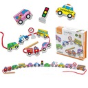 VIGA WOODEN STRINGER STRINGER кружево MONTESSORI CARS