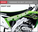 ONEDESIGN HDR Боковая рукоятка KAWASAKI прозрачная