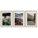 НАБОР ПОСТЕРОВ А4 КАРТИНЫ КОРОВА ДОРОГА ГОРНАЯ ПРИРОДА