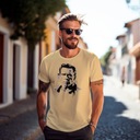 Koszulka T-shirt &quot;Arnold Schwarzenegger&quot; Bawełna L Model Arnold Schwarzenegger