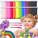 24 ШТ. ВОЛШЕБНАЯ ГЛИНА ПОЛИМЕРНАЯ ГЛИНА ПЕНА ГЛИНА ПЕНА ГЛИНА ГЛИНА