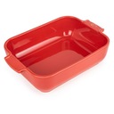 PEUGEOT APPOLIA Блюдо прямоугольное 25 см Красный