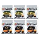 Капсулы Tassimo Jacobs и L'OR, 96 сортов кофе эспрессо, 6 упаковок