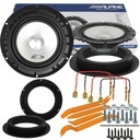 ALPINE ALTAVOCES VW CADDY TIGUAN TOURAN 1 2 GOLF 5 