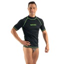 UV férfi póló rashguard SEAC T-SUN rövid ujjú fekete 3XL