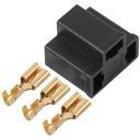 BLACK CONNECTOR PRZECIWPRZESIAKOWA DO CARS WATER RESISTANCE ELECTRICAL BEZPIECZENSTWO  photo 7