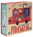 AB49 Пазл Лонджи Я хочу быть пожарным пожарный 36