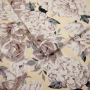МАТЕРИАЛ ОБИВОЧНОЙ ТКАНИ ЦВЕТЫ FLORES КРЕМОВЫЙ