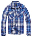 Brandit Checkshirt темно-синий M