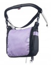 СУМКА ДЛЯ КОЛЯСКИ CARETERO CLASSIC ДЛЯ МАТЕРИ ОРГАНИЗАТОР 30x40x20 ПУРПУРНЫЙ