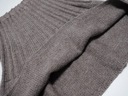 Wełniana ręcznie robiona spódnica 100% WEŁNA MERINO WOOL beżowa 128-134-140 Materiał dominujący wełna