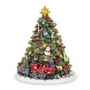 Вращающаяся рождественская елка с музыкальной шкатулкой