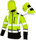 ВОДОНЕПРОНИЦАЕМАЯ светоотражающая рабочая куртка SOFTSHELL, предупреждающий желтый, 3XL