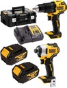 Отвертка DeWalt DCK2062M2T DCD709 + DCF809 2x4Ah