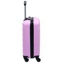 Twarda walizka na kółkach, różowa, ABS Kolor różowy