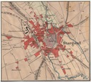 STARGARD. Mapka okolic miasta z około 1920