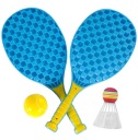 НАБОР ДЛЯ БАДМИНТОНА, ПЛЯЖНЫЕ РАКЕТКИ, СТРЕЛКОВЫЕ МЯЧИ