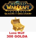 WOW CLASSIC 300 ШТ. ЗОЛОТО ЗОЛОТО СЕЗОН ОТКРЫТИЙ LONE WOLF