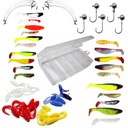 НАБОР СПИНИНГОВЫХ ПРИМАНОК 56 элементов РОЖДЕСТВЕНСКИЙ ПОДАРОК