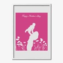 Falikép keretben Anyák napi képeslap 70x100 Csomagolás állapota eredeti