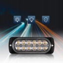 4 ШТУКИ ФАРА ПОПЕРЕДЖУВАЛЬНА ГАБАРИТ СТРОБОСКОП 12LED POMARANCZOWA 12V  (18894735709) фото min 8