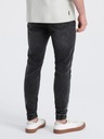 Pánske džínsové nohavice JOGGER SLIM FIT grafitové V2 OM-PADJ-0134 M Veľkosť M