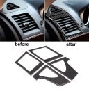 4PCS DASHBOARD AIR VENT COVER WYCIECIE WOKNA КАРБОНОВОГО LEWE/PRAWE GO  (17779085448) фото min 9