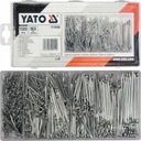 Шплинты прямые, набор 1000 шт. YATO микс.