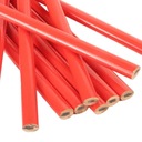 12 шт. СТОЛЯРНЫЙ КАРАНДАШ КРАСНЫЙ 180 мм.