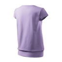 City dámske tričko levanduľové XXL bavlna Model Luźna damska bluzka