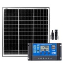 Солнечная батарея 50W 10A MONO 2xUSB